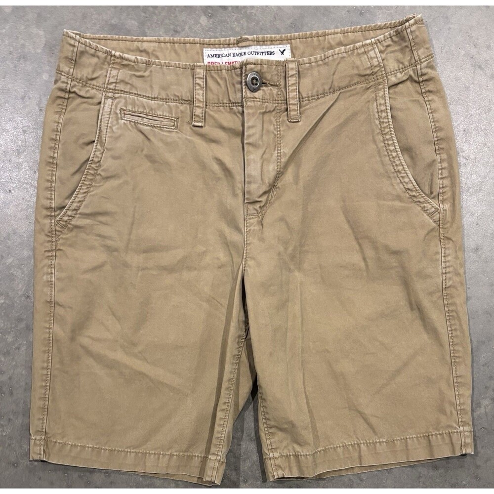 American Eagle Shorts Mens 30 Prep Length Chino Classic Summer Casual Y2K